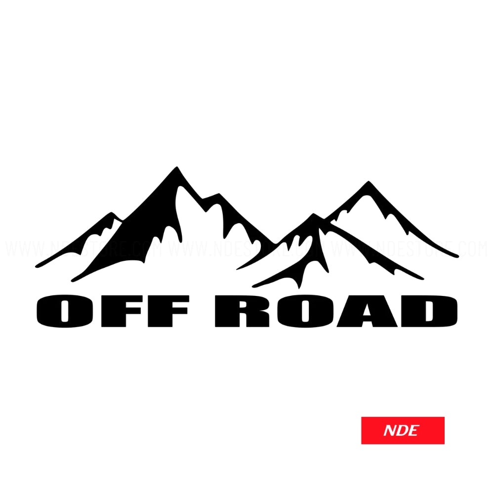 STICKER DECAL 4X4 OFF ROAD MOUNTAIN