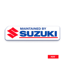 STICKER DECAL MAINTAINED BY SUZUKI