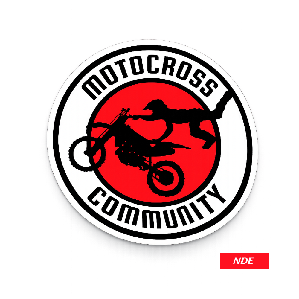 STICKER DECAL MOTOCROSS COMMUNITY