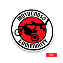 STICKER DECAL MOTOCROSS COMMUNITY
