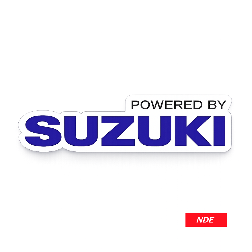 STICKER DECAL POWERED BY SUZUKI