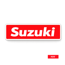 STICKER DECAL SUZUKI RED
