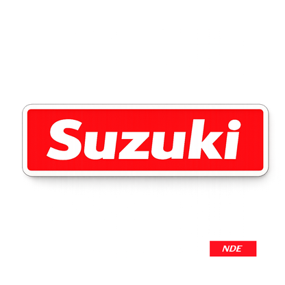 STICKER DECAL SUZUKI RED