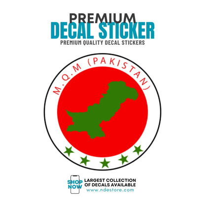 STICKER DECAL MQM PAKISTAN