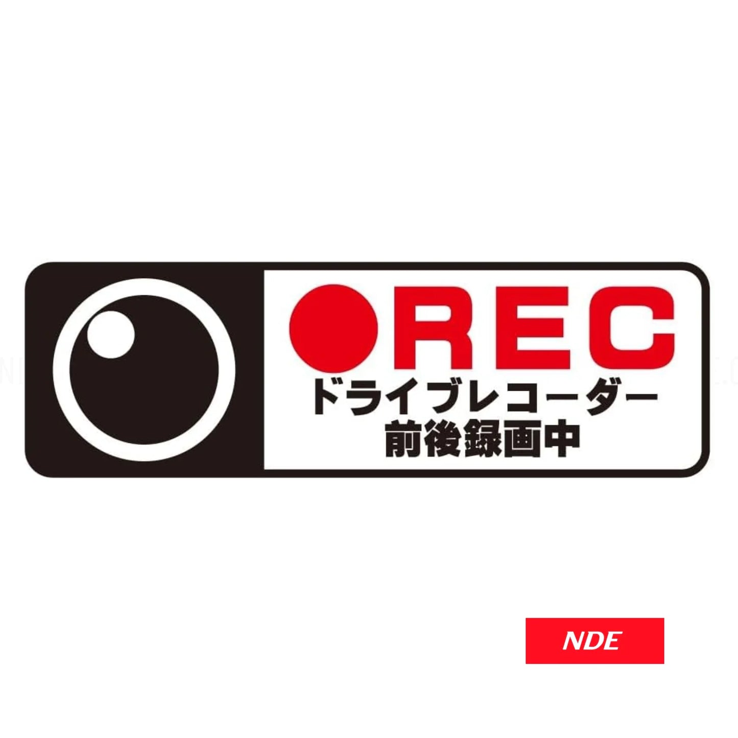 STICKER DECAL JDM CAMERA RECORDING