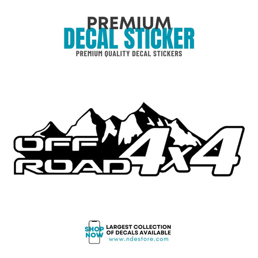 STICKER DECAL JDM OFF ROAD 4x4