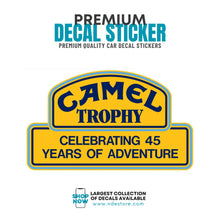 STICKER DECAL CAMEL TROPHY