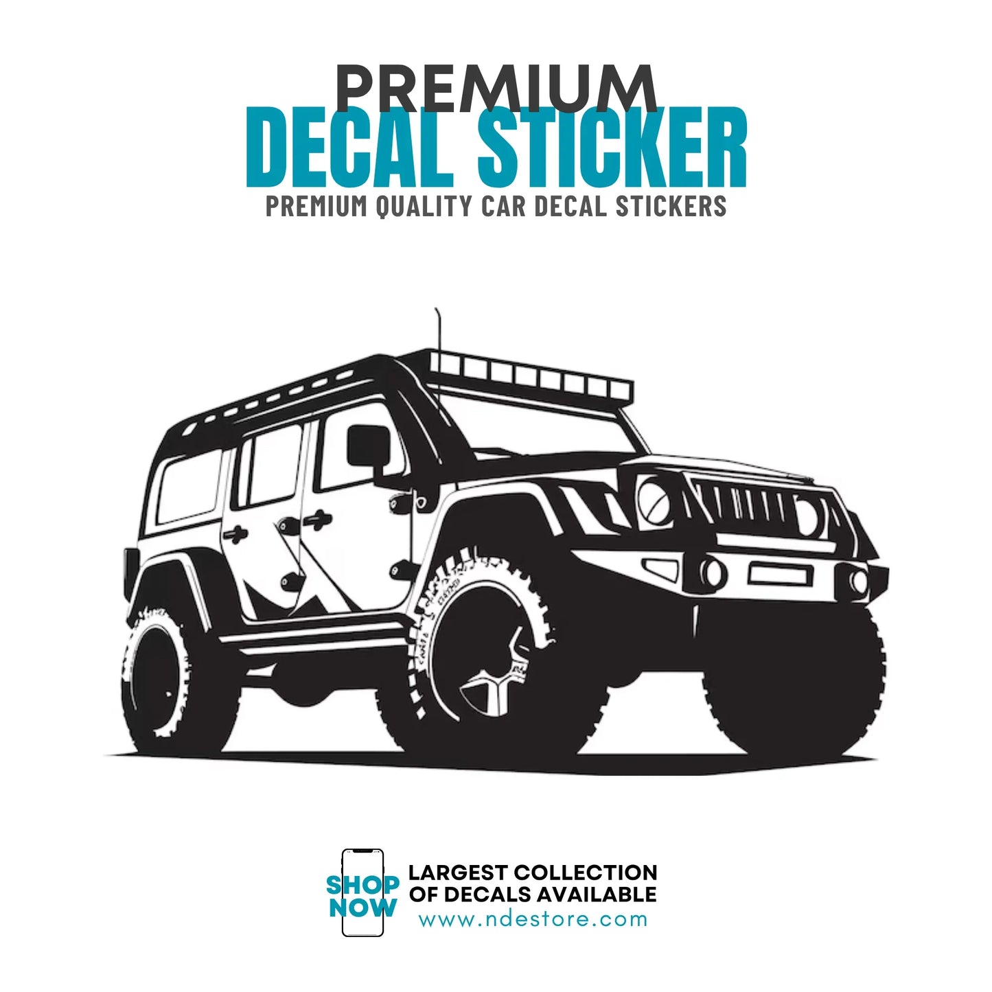 STICKER DECAL JEEP POSTER