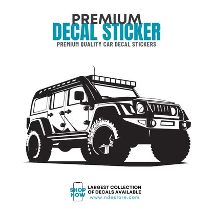 STICKER DECAL JEEP POSTER