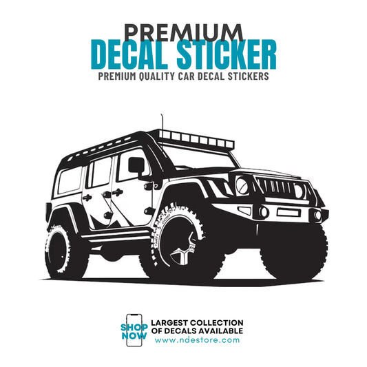 STICKER DECAL JEEP POSTER