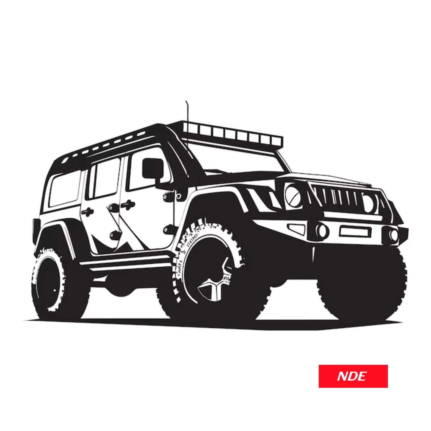 STICKER DECAL JEEP POSTER