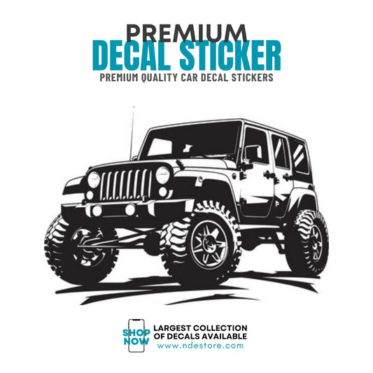 STICKER DECAL JEEP POSTER