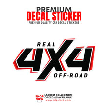 STICKER DECAL REAL 4x4 OFF ROAD