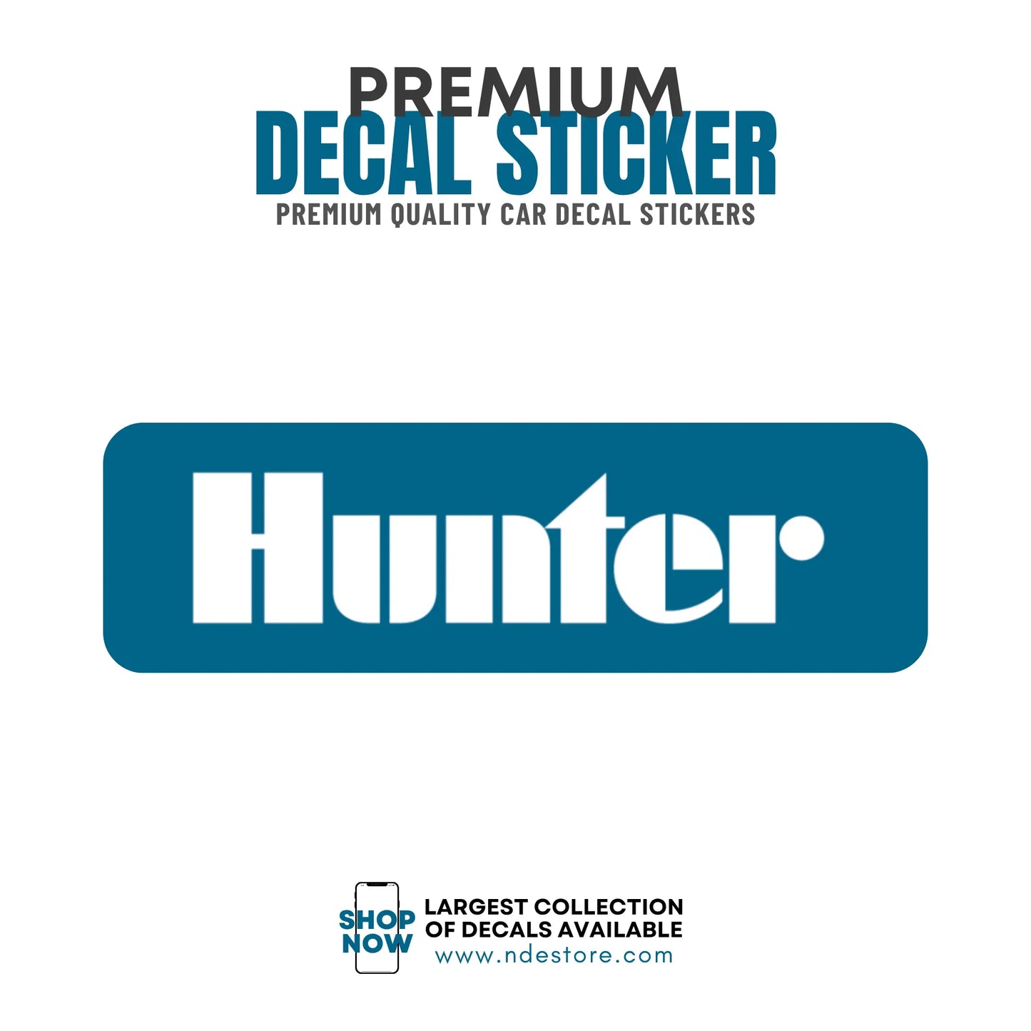STICKER DECAL HUNTER