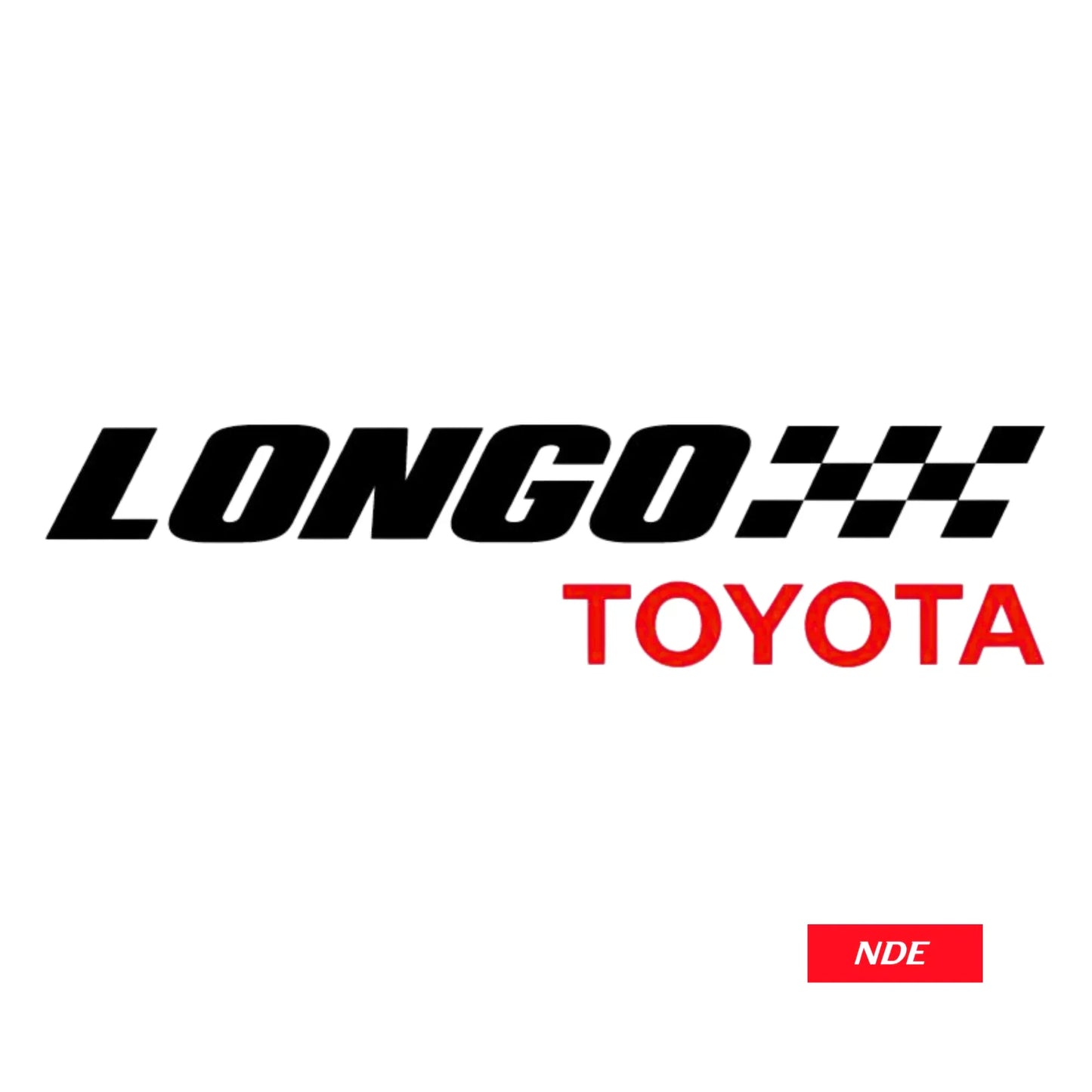 STICKER DECAL LONGO TOYOTA