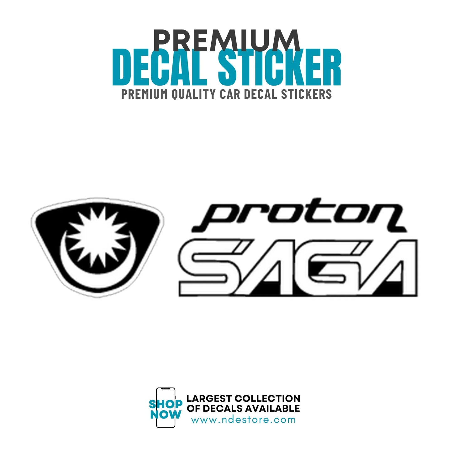 STICKER DECAL PROTON SAGA