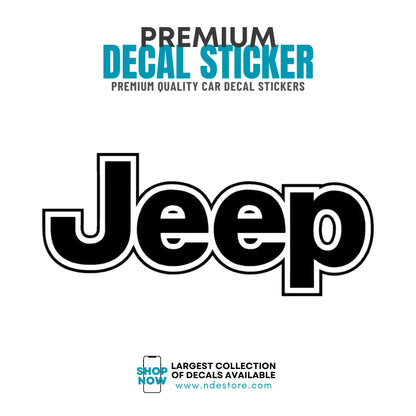 STICKER DECAL JEEP
