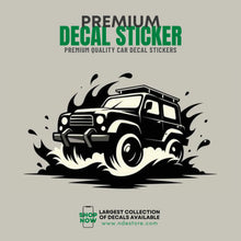 STICKER DECAL JEEP 4x4