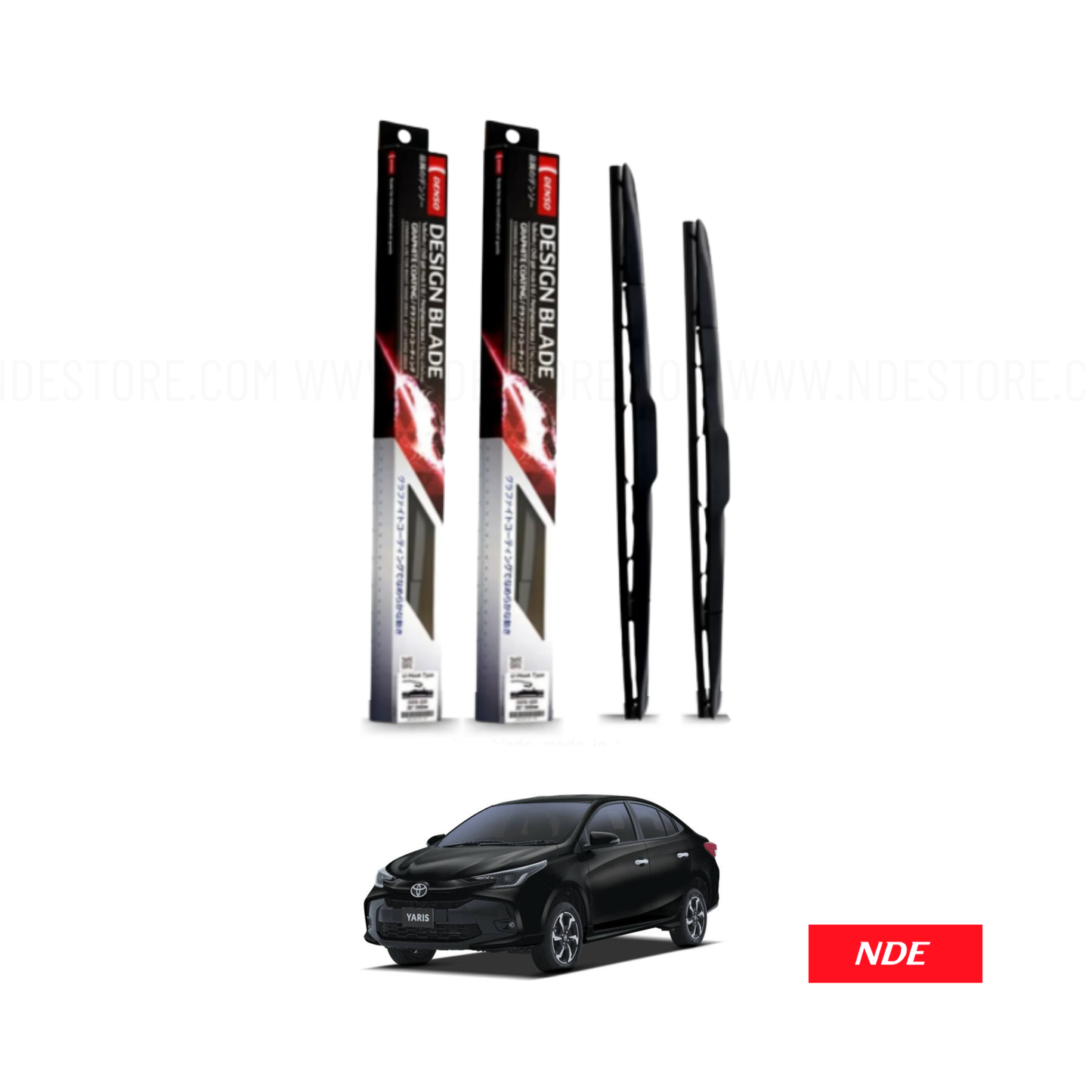 WIPER BLADE DENSO HYBRID TYPE FOR TOYOTA YARIS (2024-2026)