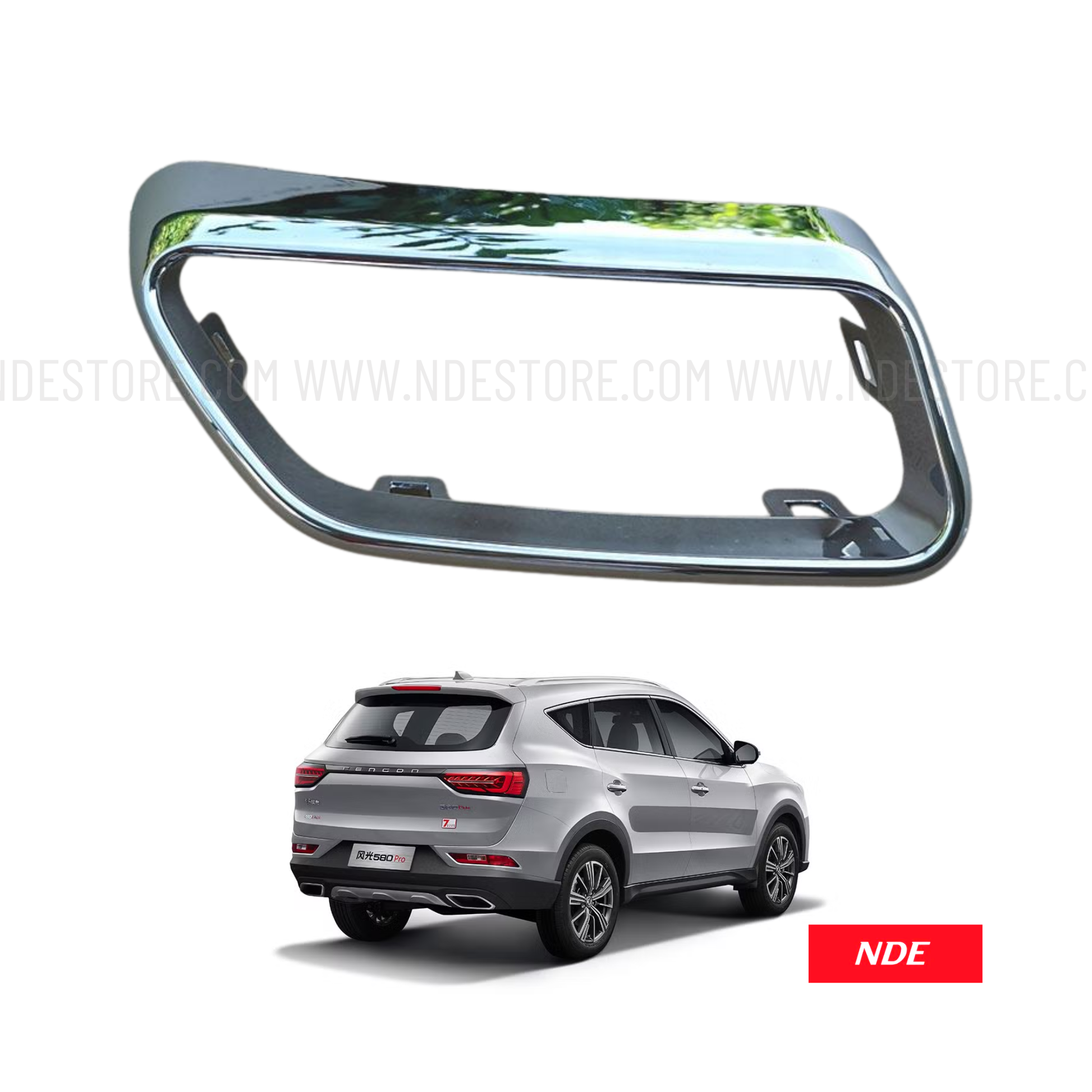 BUMPER CHROME REAR FOR DFSK GLORY 580