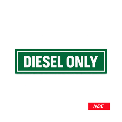 STICKER DECAL FUEL TAG