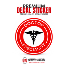 STICKER DECAL DOCTOR SPECIALIST