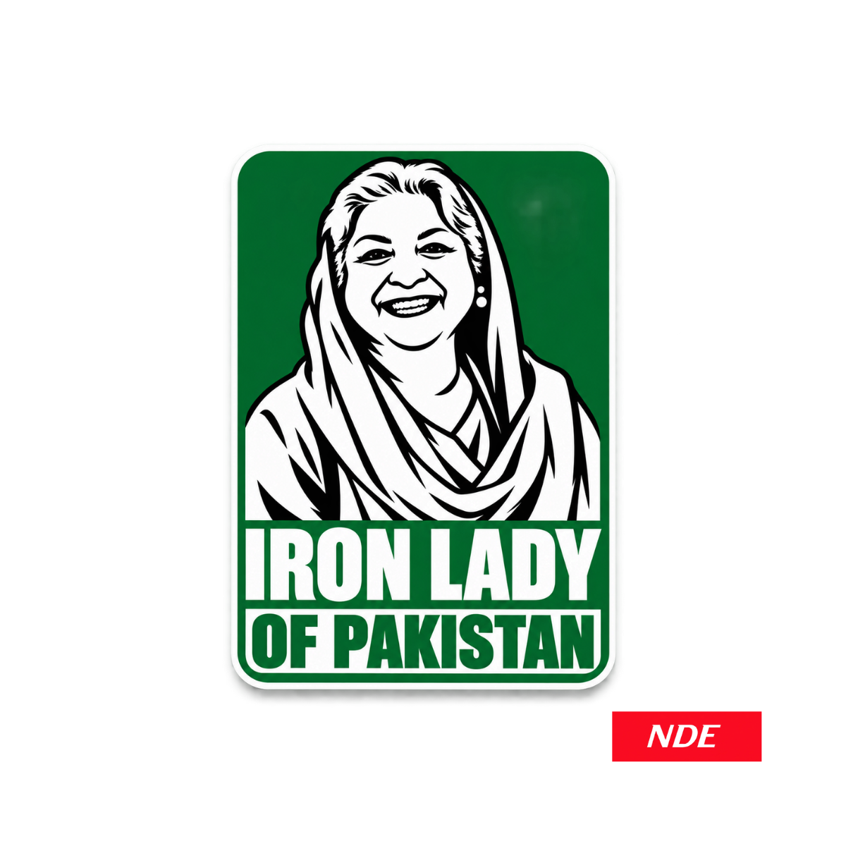 STICKER DECAL PRIDE OF PAKISTAN DOCTOR YASMEEN RASHID