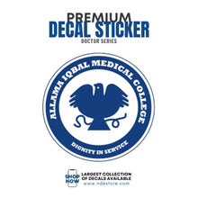 STICKER DECAL ALLAMA IQBAL MEDICAL COLLEGE