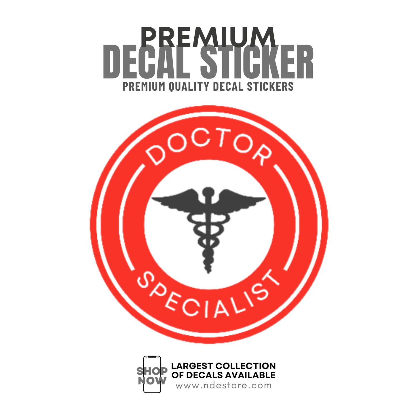 STICKER DECAL DOCTOR SPECIALIST