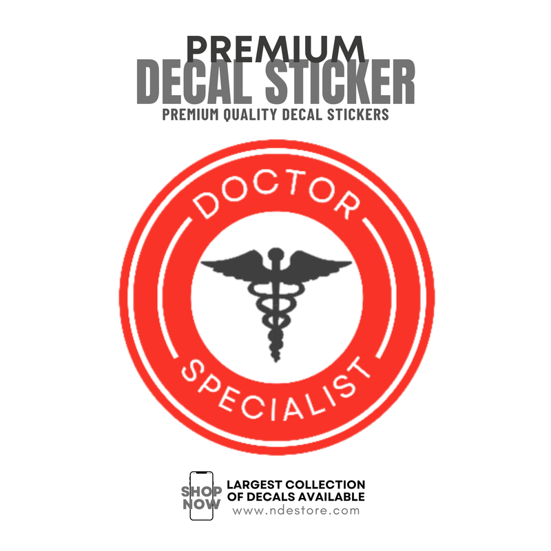 STICKER DECAL DOCTOR SPECIALIST