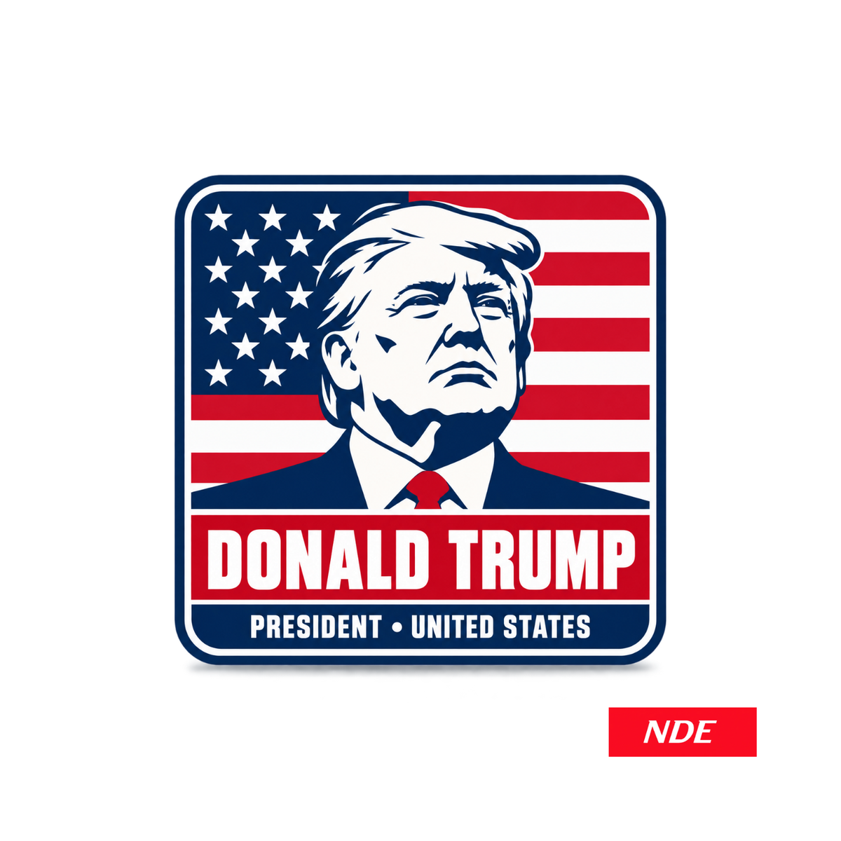 Donald J Trump Global Leader Series vinyl cut decal sticker