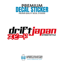 STICKER DECAL DRIFT JAPAN JDM