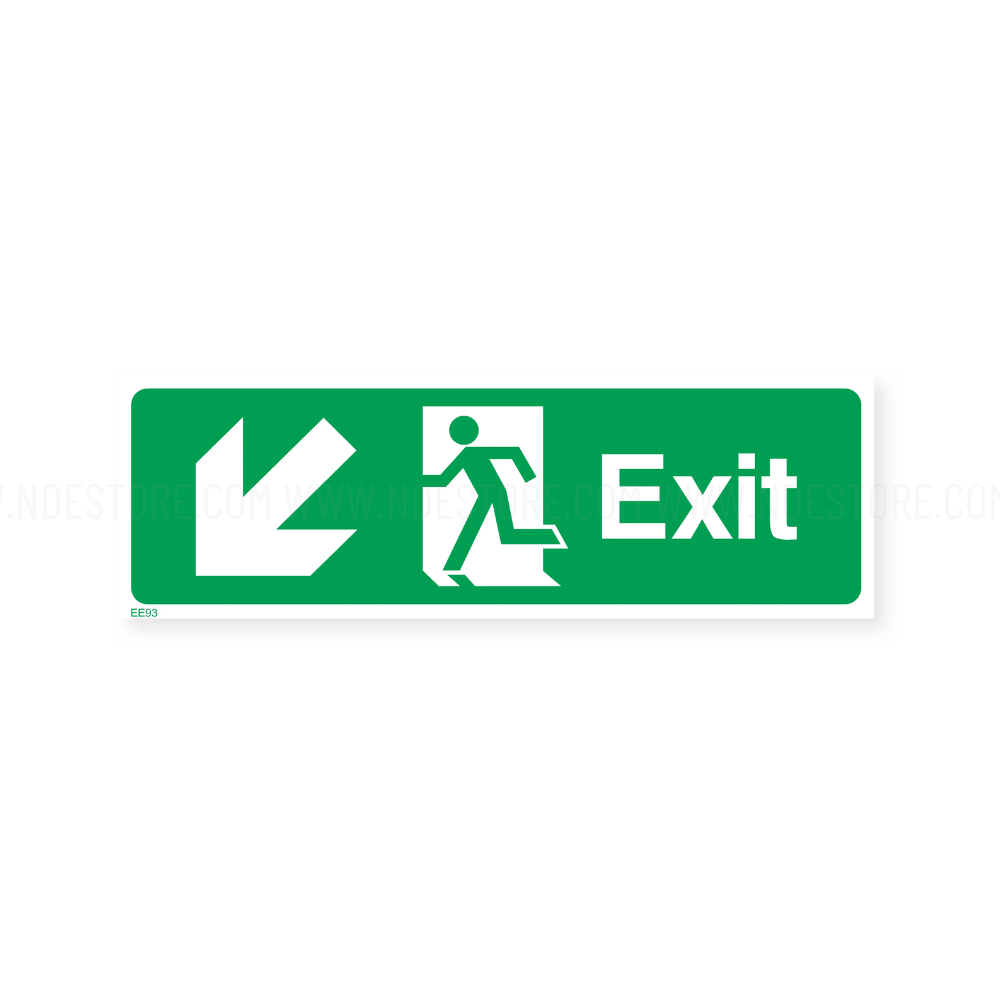 STICKER DECAL EXIT
