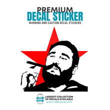 STICKER DECAL FIDEL CASTRO