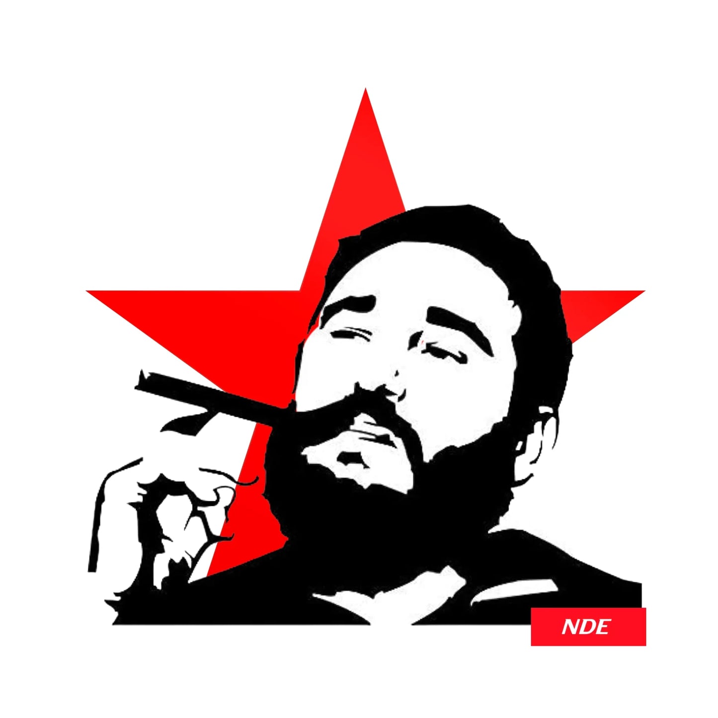 STICKER DECAL FIDEL CASTRO