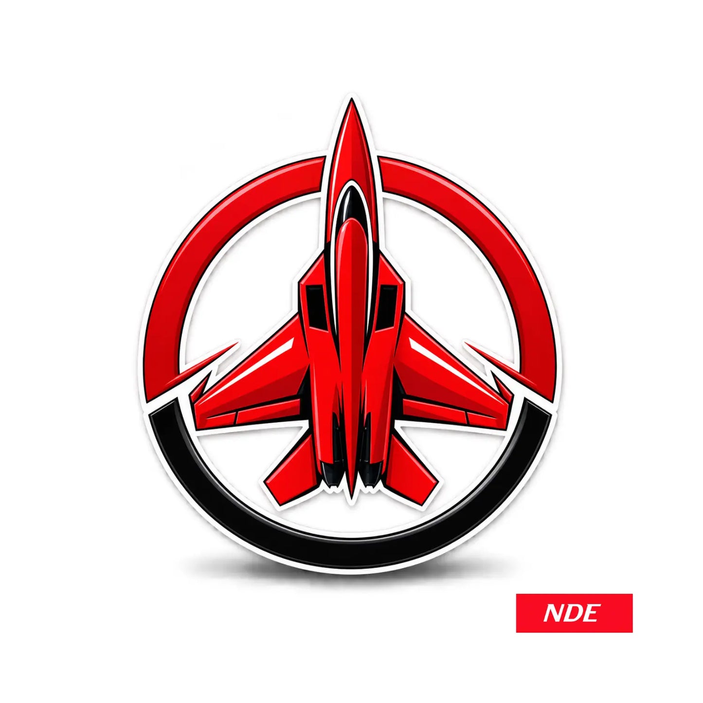 STICKER DECAL JET