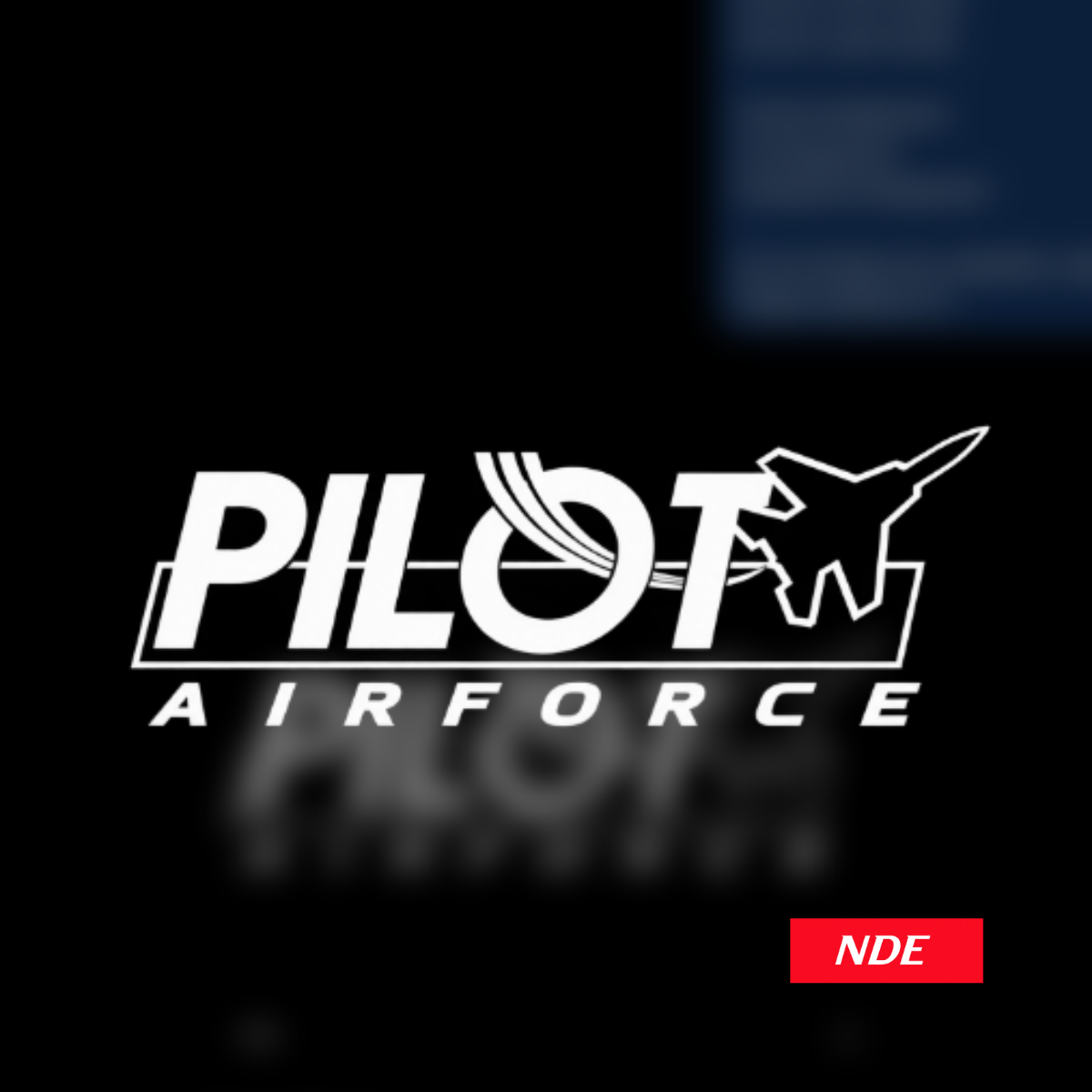 DECAL STICKER PILOT AIRFORCE