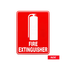 Fire Extinguisher warning sticker decal