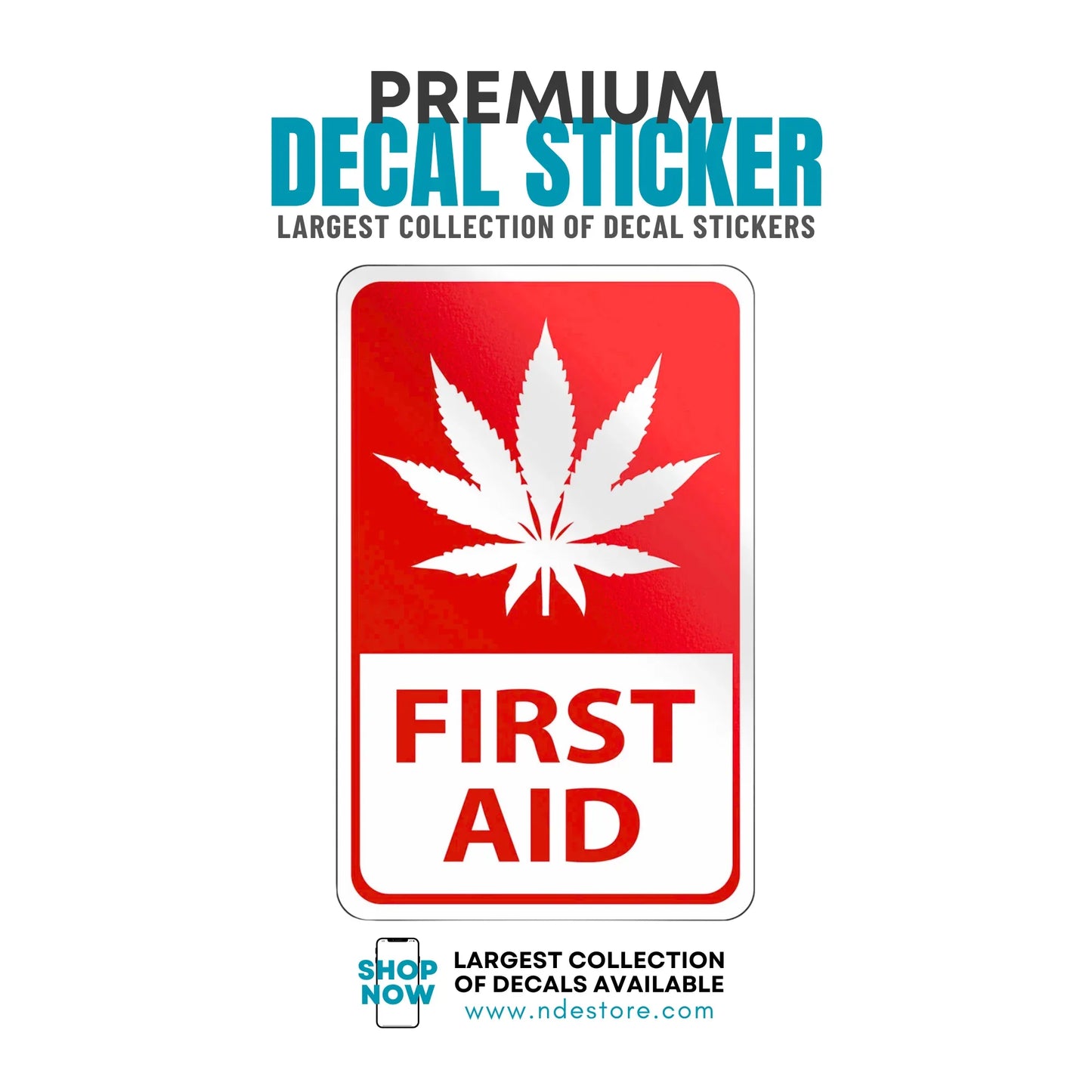 STICKER DECAL FIRST AID