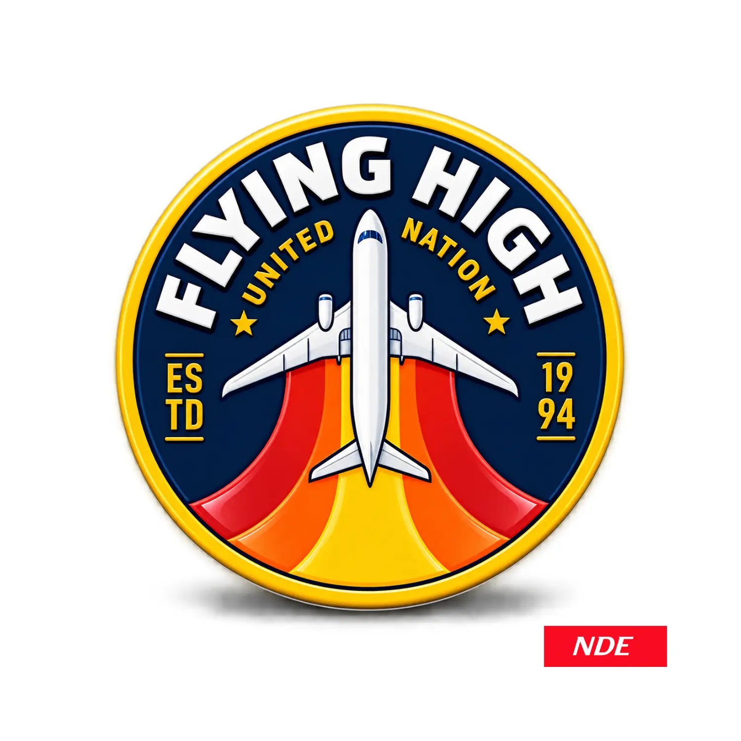 STICKER DECAL FLYING HIGH