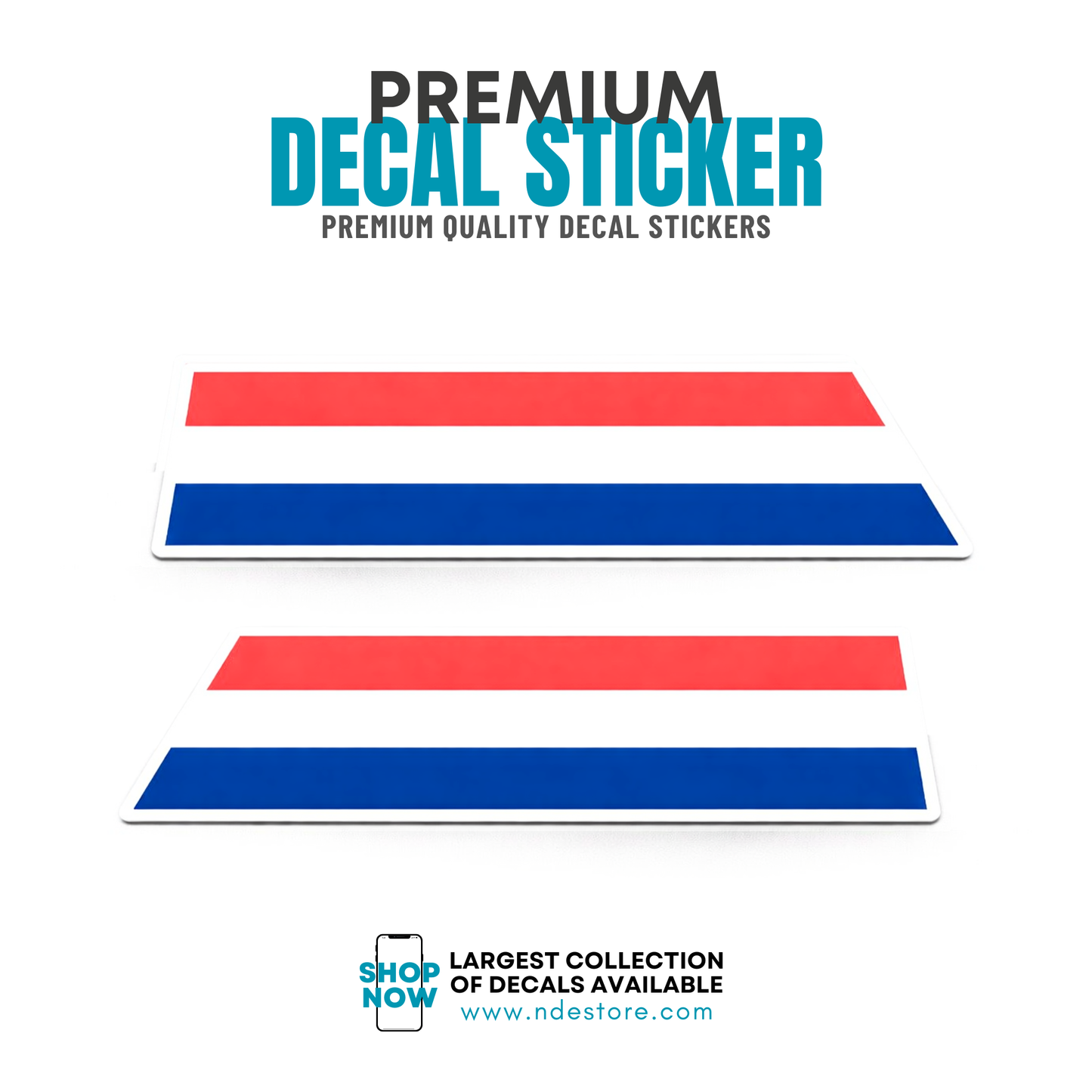 STICKER DECAL FRANCE STRIP