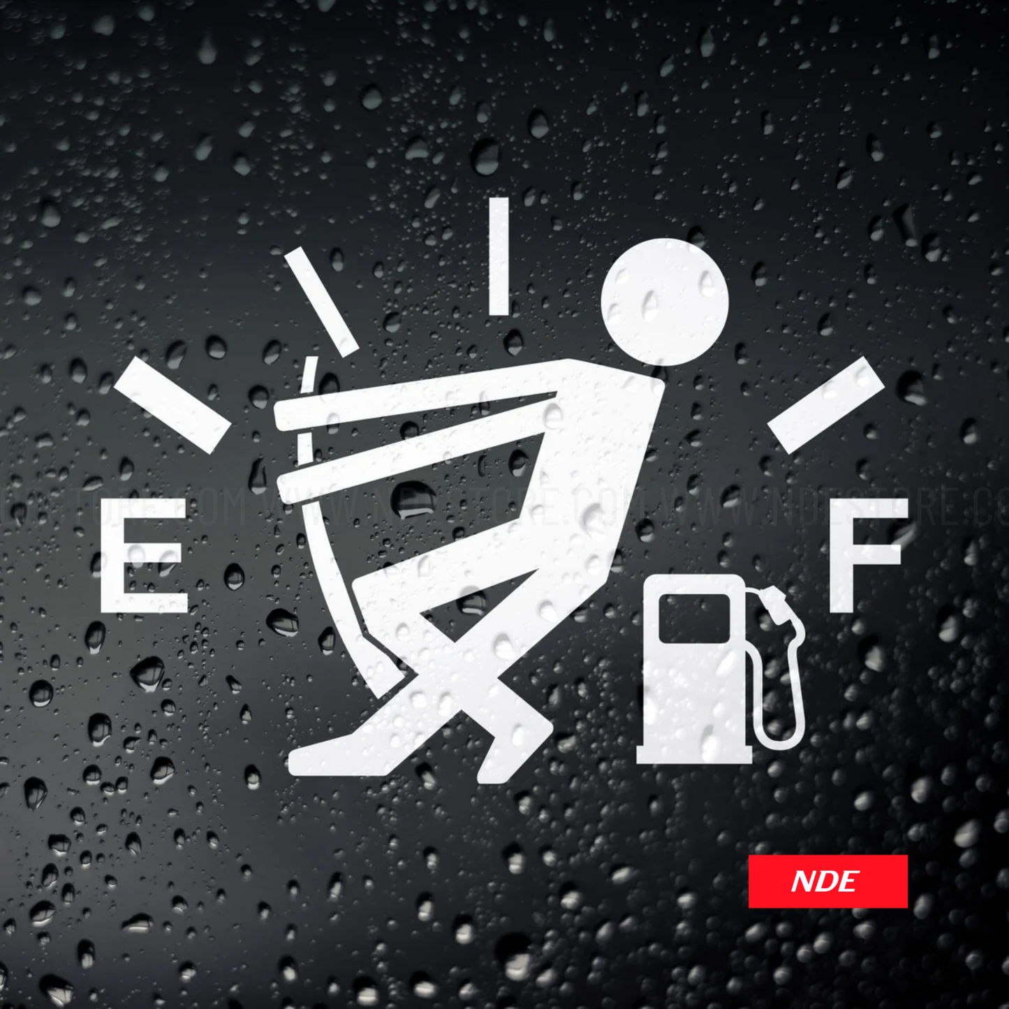 STICKER DECAL FUEL TANK