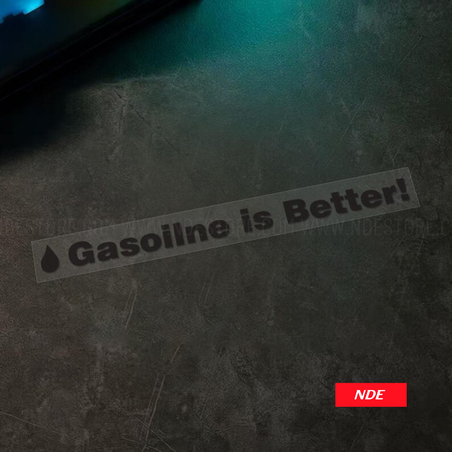 STICKER DECAL GASOLINE IS BETTER