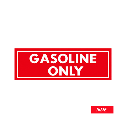 STICKER DECAL FUEL TAG