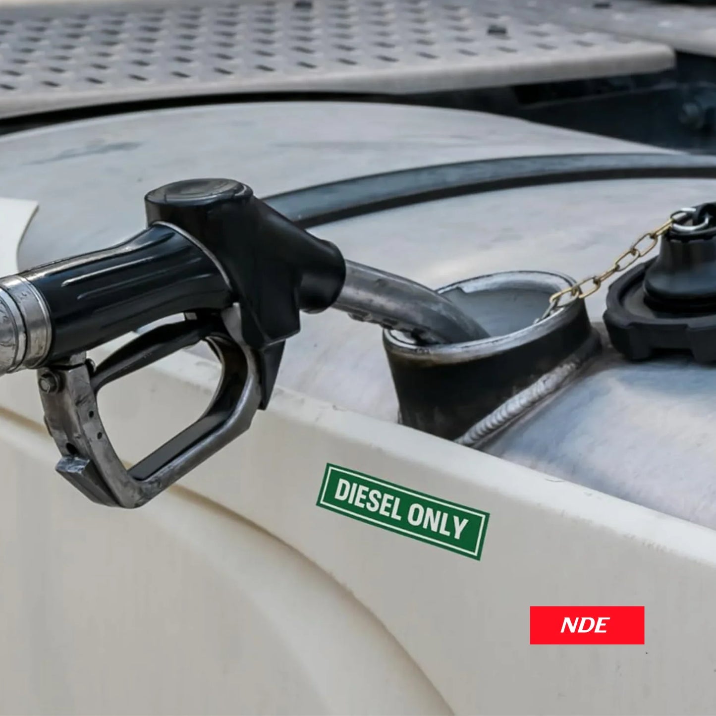 STICKER DECAL FUEL TAG