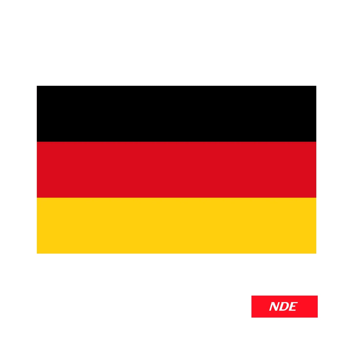 STICKER DECAL GERMANY FLAG