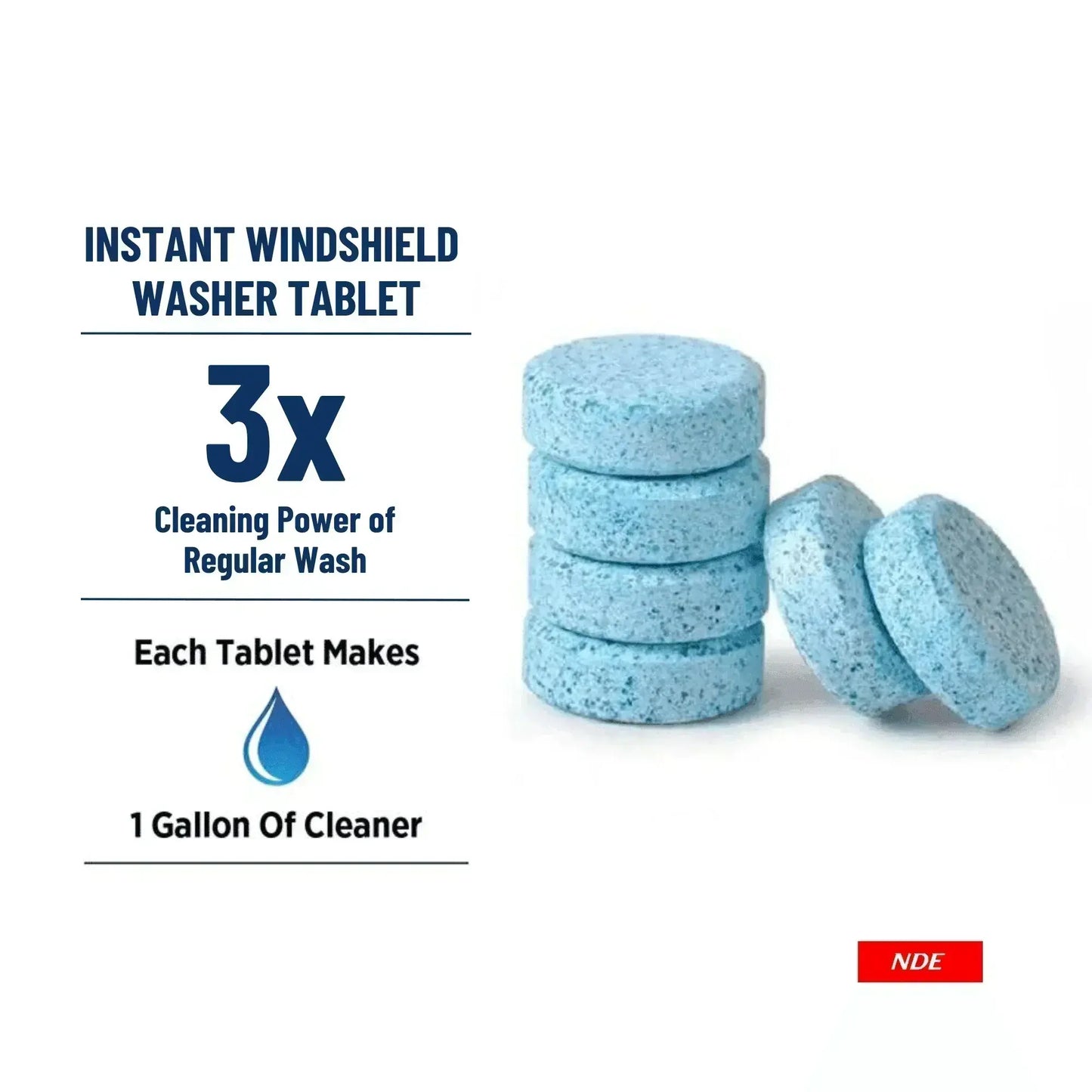 WINDSHIELD GLASS CLEANER TABLETS