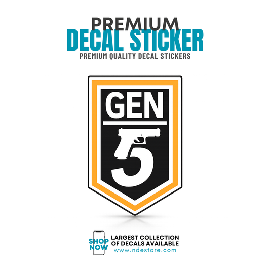 STICKER DECAL GLOCK GEN 5