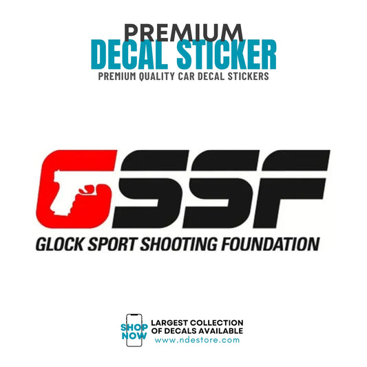 STICKER DECAL GLOCK SPORT SHOOTING