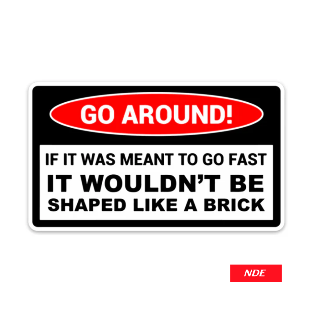 STICKER DECAL GO AROUND